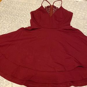 Cute Semi-Formal Low Cut Dress